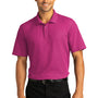 Port Authority Mens React SuperPro Snag Resistant Short Sleeve Polo Shirt - Wild Berry