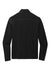 Port Authority K825 Microterry 1/4 Zip Sweatshirt Deep Black Flat Back