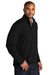 Port Authority K825 Microterry 1/4 Zip Sweatshirt Deep Black 3Q
