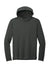 Port Authority K826 Mens Microterry Hooded Sweatshirt Hoodie Charcoal Grey Flat Front