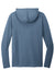 Port Authority K826 Mens Microterry Hooded Sweatshirt Hoodie Dusk Blue Flat Back
