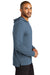 Port Authority K826 Mens Microterry Hooded Sweatshirt Hoodie Dusk Blue Side