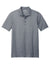 Port Authority Mens Fine Pique Short Sleeve Polo Shirt Heather River Navy Blue Flat Front