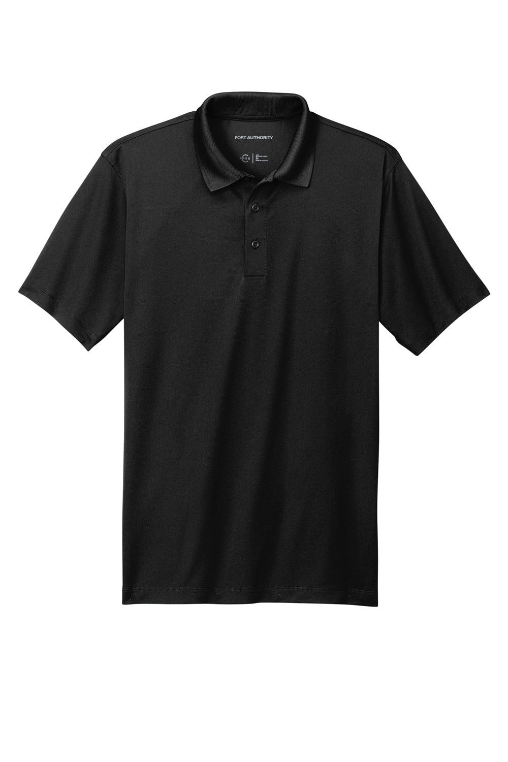Port Authority K863 C-Free Performance Short Sleeve Polo Shirt Deep Black Flat Front