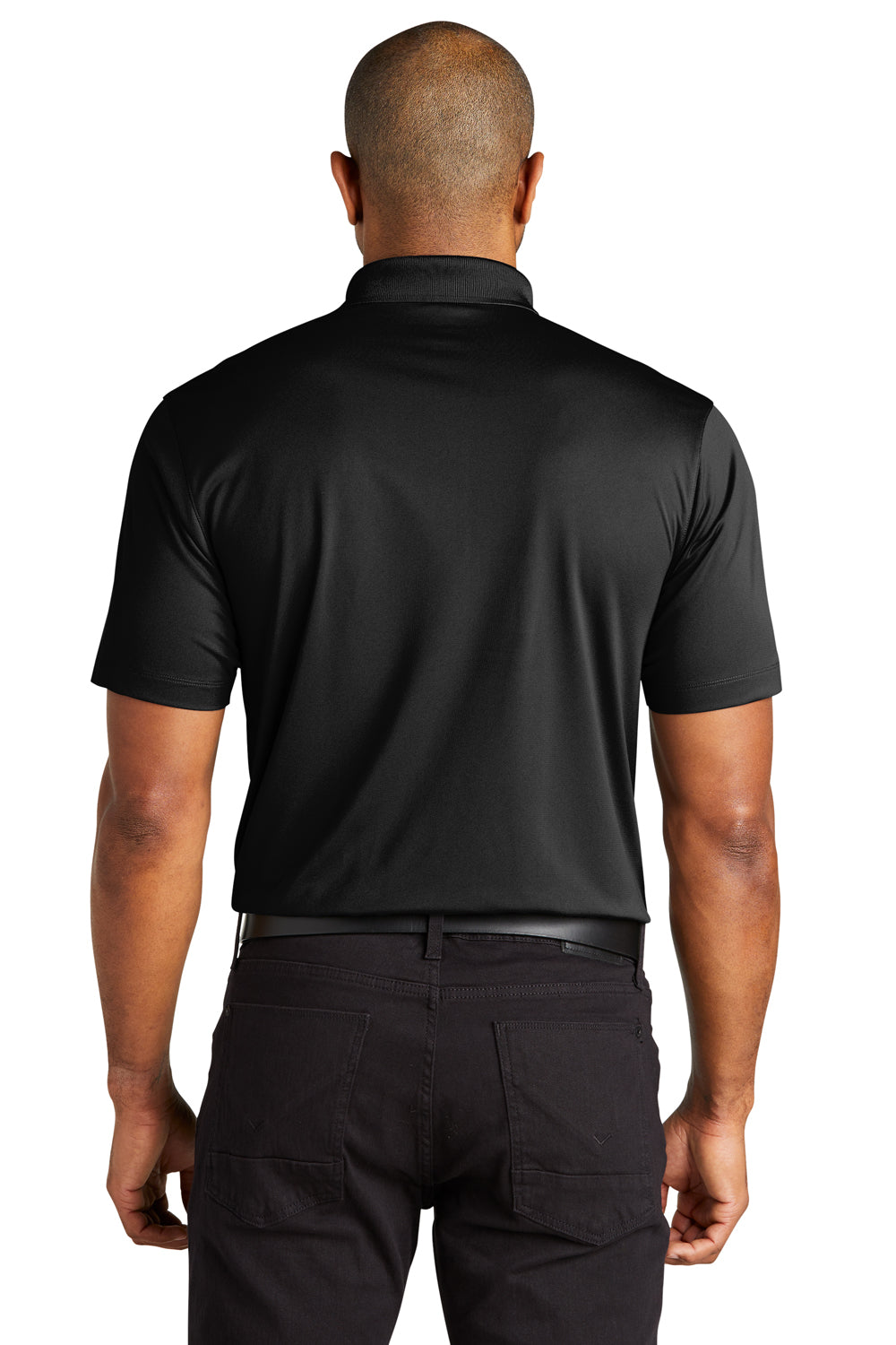 Port Authority K863 C-Free Performance Short Sleeve Polo Shirt Deep Black Back