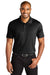 Port Authority K863 C-Free Performance Short Sleeve Polo Shirt Deep Black Front