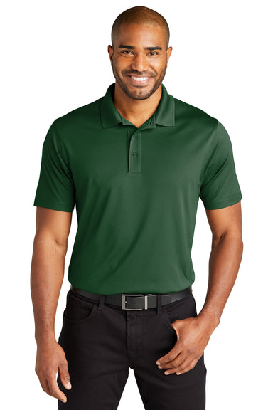 Port Authority K863 C-Free Performance Short Sleeve Polo Shirt Forest Green Front