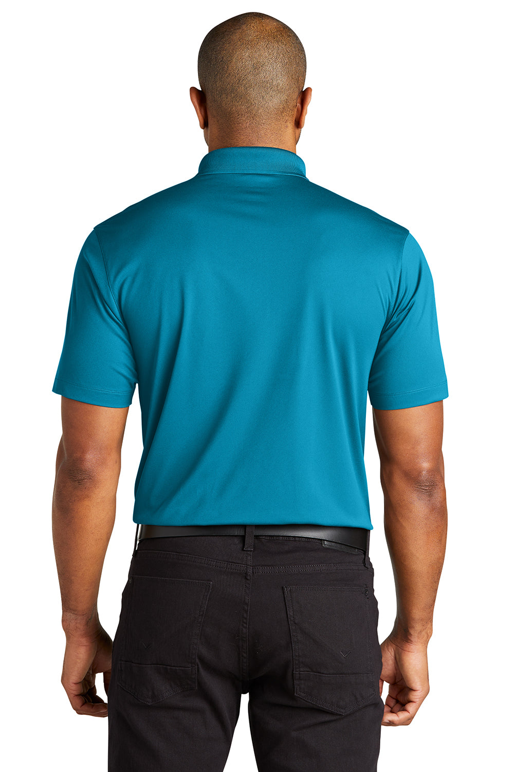 Port Authority K863 Mens C-Free Performance Moisture Wicking Short Sleeve Polo Shirt Parcel Blue Back