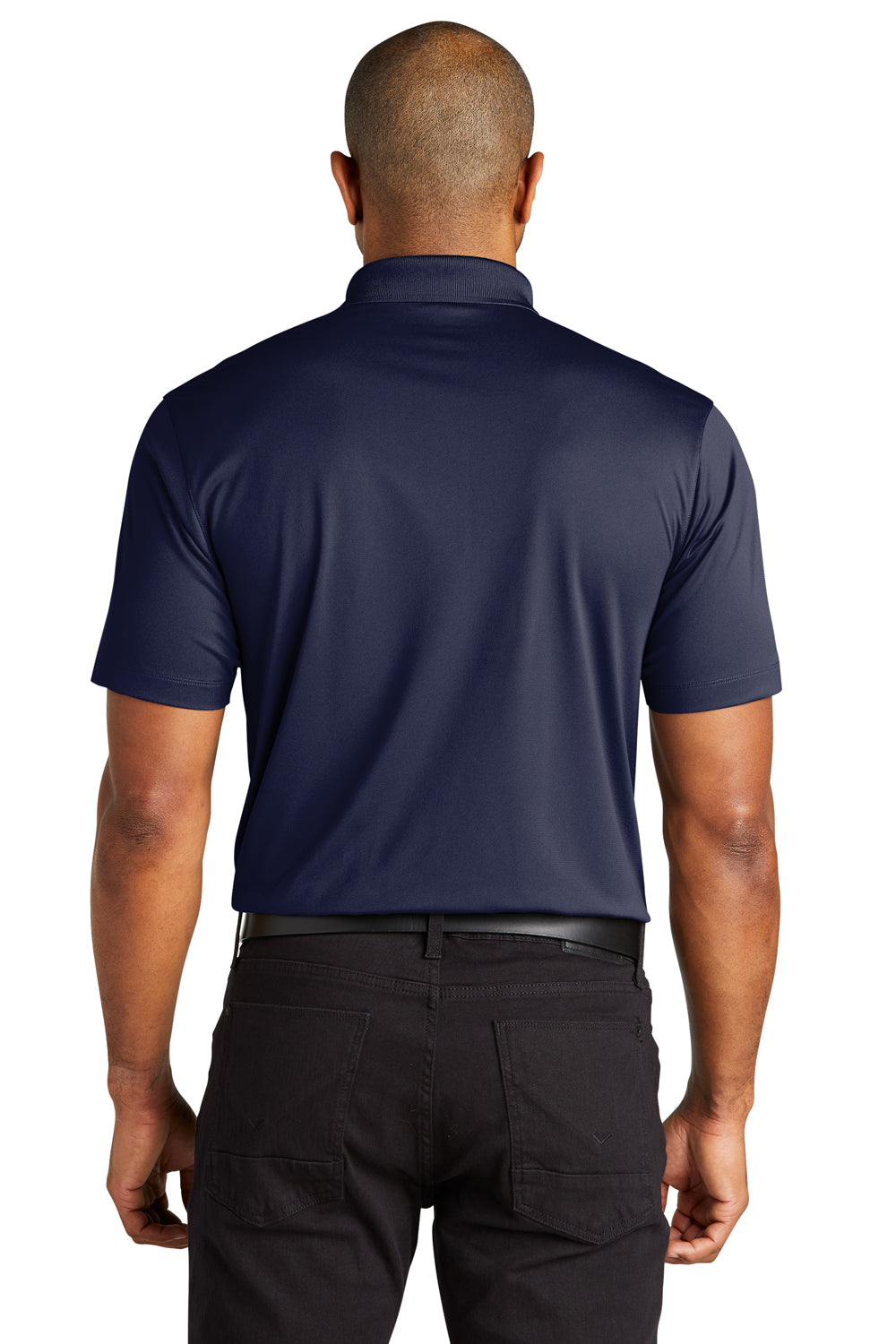 Port Authority K863 C-Free Performance Short Sleeve Polo Shirt True Navy Blue Back