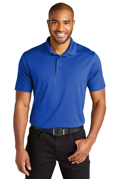 Port Authority K863 C-Free Performance Short Sleeve Polo Shirt True Royal Blue Front