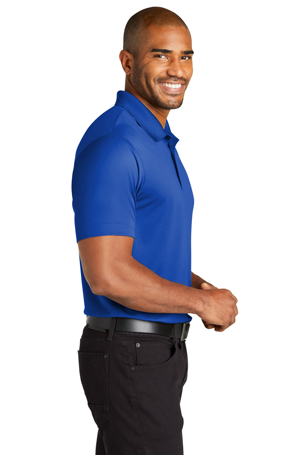 Port Authority K863 C-Free Performance Short Sleeve Polo Shirt True Royal Blue Side