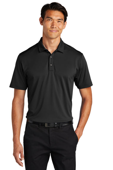 Port Authority K864 C-Free Performance Short Sleeve Polo Shirt Deep Black Front