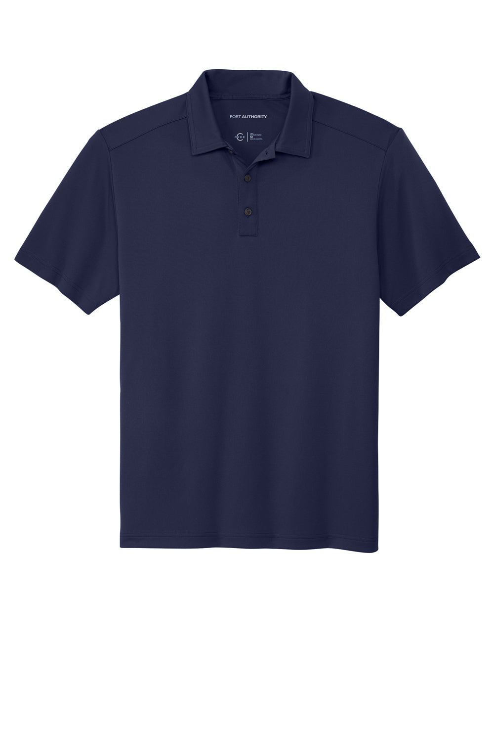 Port Authority K864 C-Free Performance Short Sleeve Polo Shirt True Navy Blue Flat Front