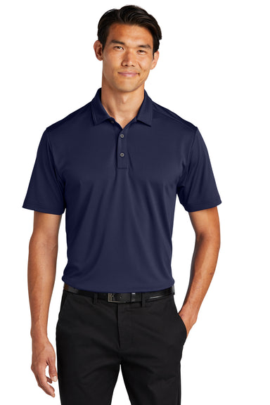 Port Authority K864 C-Free Performance Short Sleeve Polo Shirt True Navy Blue Front