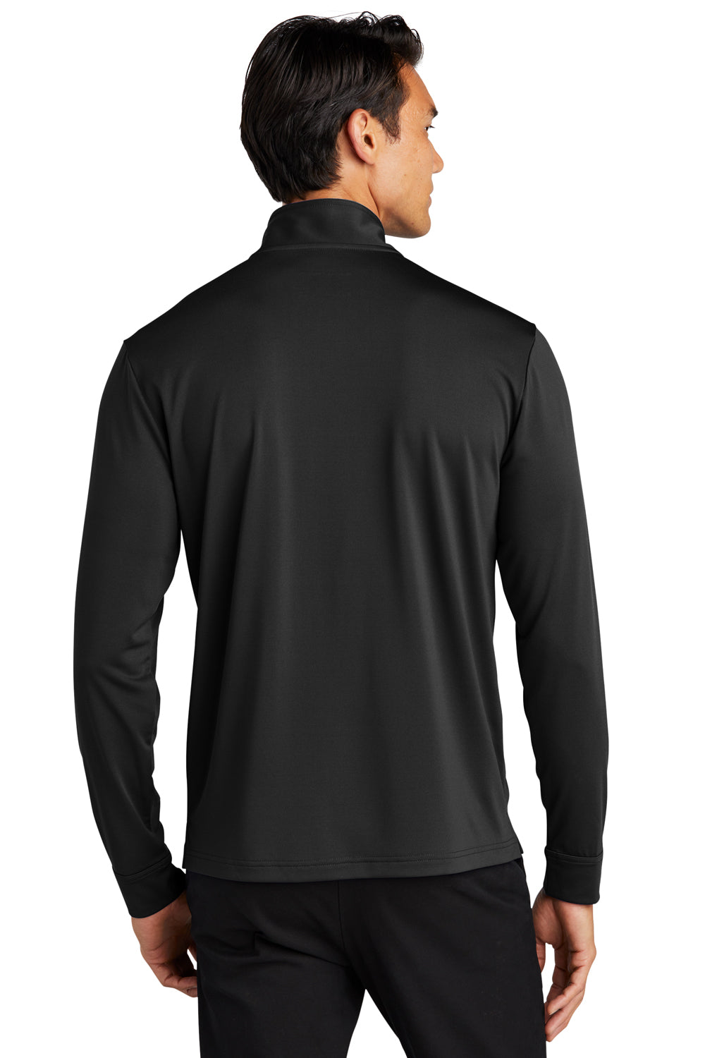 Port Authority K865 C-Free 1/4 Zip Sweatshirt Deep Black Back