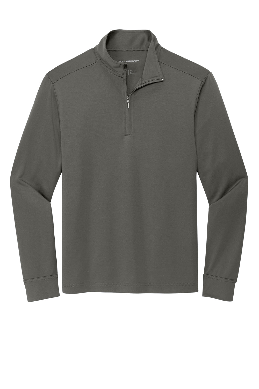 Port Authority K865 C-Free 1/4 Zip Sweatshirt Steel Grey Flat Front