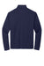 Port Authority K865 C-Free 1/4 Zip Sweatshirt True Navy Blue Flat Back