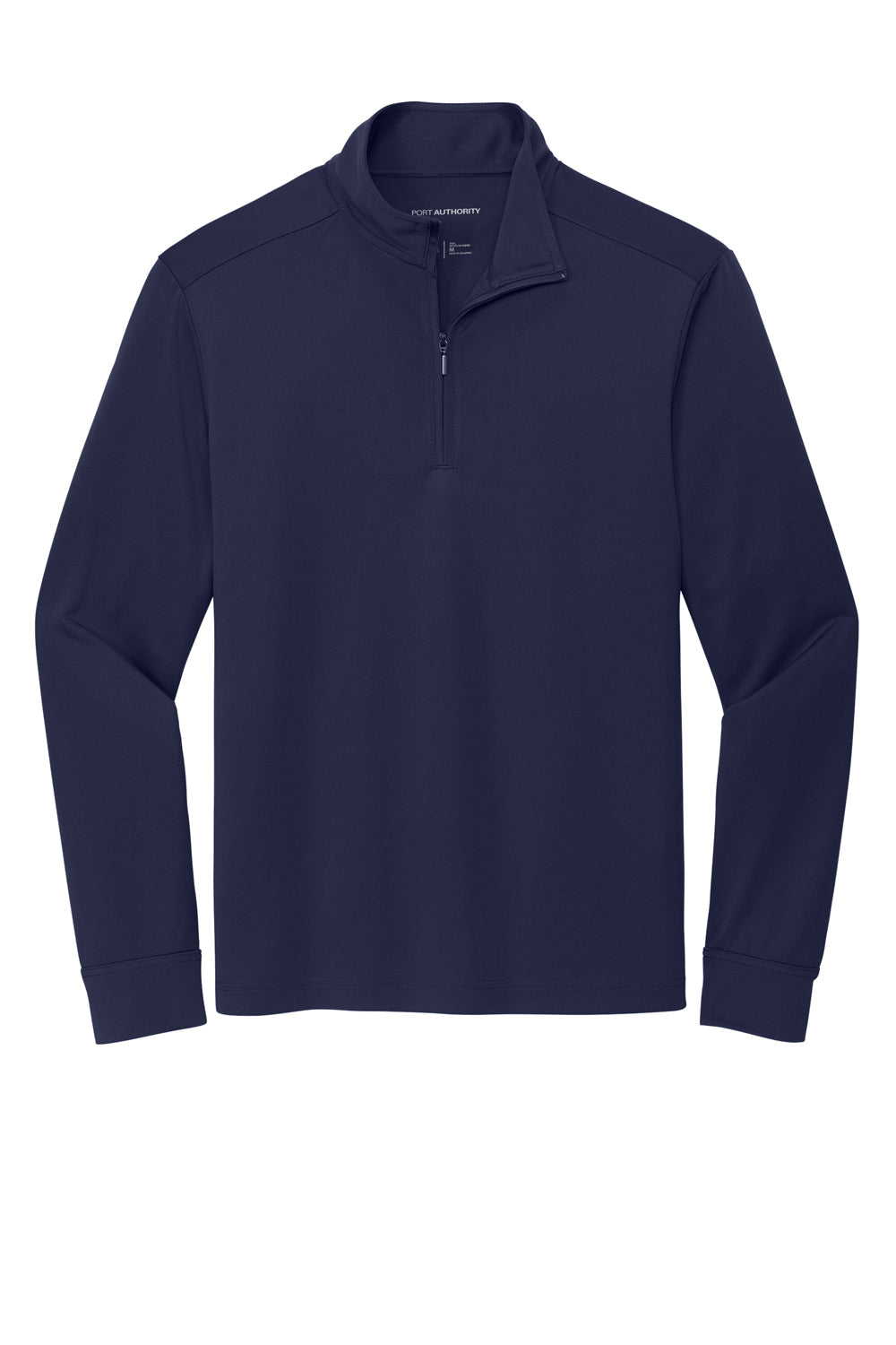 Port Authority K865 C-Free 1/4 Zip Sweatshirt True Navy Blue Flat Front