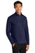 Port Authority K865 C-Free 1/4 Zip Sweatshirt True Navy Blue 3Q