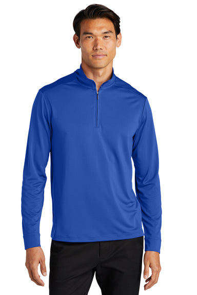 Port Authority K865 C-Free 1/4 Zip Sweatshirt True Royal Blue Front