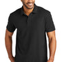 Port Authority Mens C-FREE Pique Short Sleeve Polo Shirt - Black