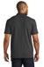 Port Authority K867 Mens C-FREE Pique Short Sleeve Polo Shirt Heather Charcoal Grey Back