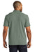 Port Authority K867 Mens C-FREE Pique Short Sleeve Polo Shirt Heather Dark Green Back