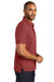 Port Authority K867 Mens C-FREE Pique Short Sleeve Polo Shirt Garnet Red Side