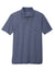 Port Authority K867 Mens C-FREE Pique Short Sleeve Polo Shirt Heather Navy Blue Flat Front