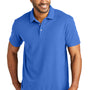 Port Authority Mens C-FREE Pique Short Sleeve Polo Shirt - True Blue