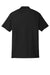Port Authority K868 Mens C-FREE Pique Short Sleeve Polo Shirt w/ Pocket Black Flat Back