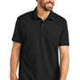 Port Authority Mens C-FREE Pique Short Sleeve Polo Shirt w/ Pocket - Black