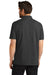 Port Authority K868 Mens C-FREE Pique Short Sleeve Polo Shirt w/ Pocket Heather Charcoal Grey Back
