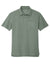 Port Authority K868 Mens C-FREE Pique Short Sleeve Polo Shirt w/ Pocket Heather Dark Green Flat Front