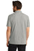 Port Authority K868 Mens C-FREE Pique Short Sleeve Polo Shirt w/ Pocket Heather Deep Smoke Grey Back