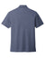 Port Authority K868 Mens C-FREE Pique Short Sleeve Polo Shirt w/ Pocket Heather Navy Blue Flat Back