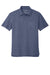 Port Authority K868 Mens C-FREE Pique Short Sleeve Polo Shirt w/ Pocket Heather Navy Blue Flat Front