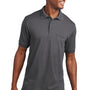Port & Company Mens Core Stain Resistant Short Sleeve Polo Shirt w/ Pocket - Charcoal Grey