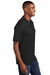 Port & Company KP55P Mens Core Stain Resistant Short Sleeve Polo Shirt w/ Pocket Black Side