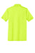 Port & Company KP55P Mens Core Stain Resistant Short Sleeve Polo Shirt w/ Pocket Safety Green Flat Back