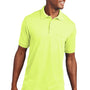 Port & Company Mens Core Stain Resistant Short Sleeve Polo Shirt w/ Pocket - Safety Green