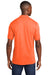 Port & Company KP55P Mens Core Stain Resistant Short Sleeve Polo Shirt w/ Pocket Safety Orange Back