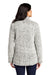 Port Authority Womens Cozy 1/4 Zip Fleece Jacket Heather Grey Side