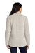 Port Authority Womens Cozy 1/4 Zip Fleece Jacket Heather Oatmeal Side