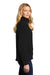 Port Authority Womens Cozy Full Zip Fleece Jacket Black Side