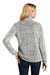 Port Authority Womens Cozy Full Zip Fleece Jacket Heather Grey Side