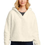 Port Authority Womens Cozy Sherpa Fleece Hooded Sweatshirt Hoodie - Marshmallow