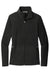 Port Authority L151 Womens Accord Microfleece Full Zip Jacket Black Flat Front