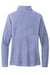 Port Authority L151 Womens Accord Microfleece Full Zip Jacket Ceil Blue Flat Back