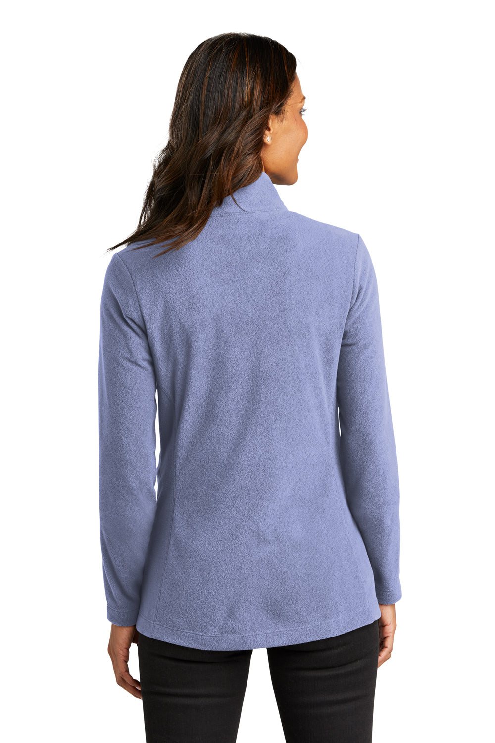 Port Authority L151 Womens Accord Microfleece Full Zip Jacket Ceil Blue Back